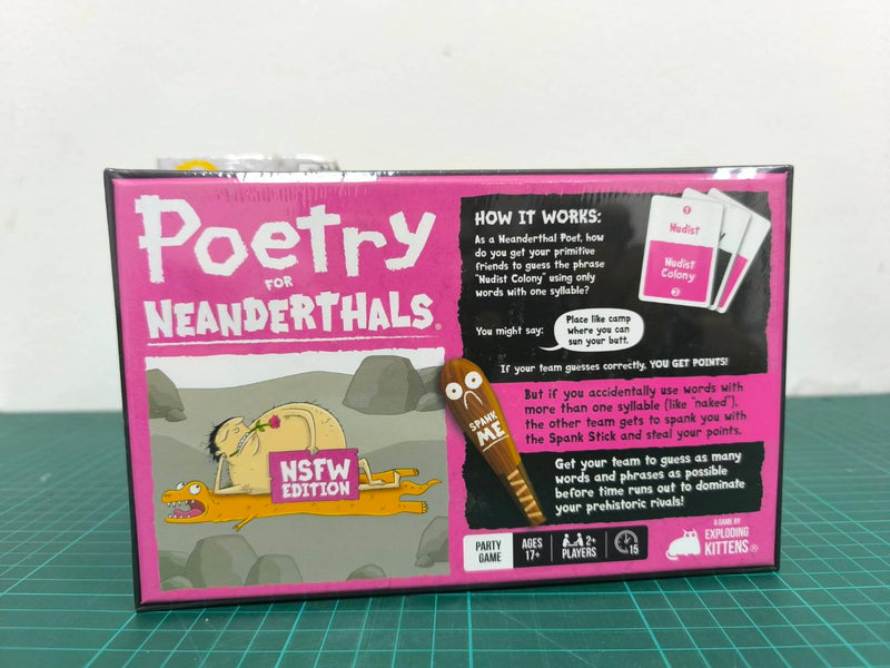 Load image into Gallery viewer, POETRY FOR NEANDERTHALS NSFW EN