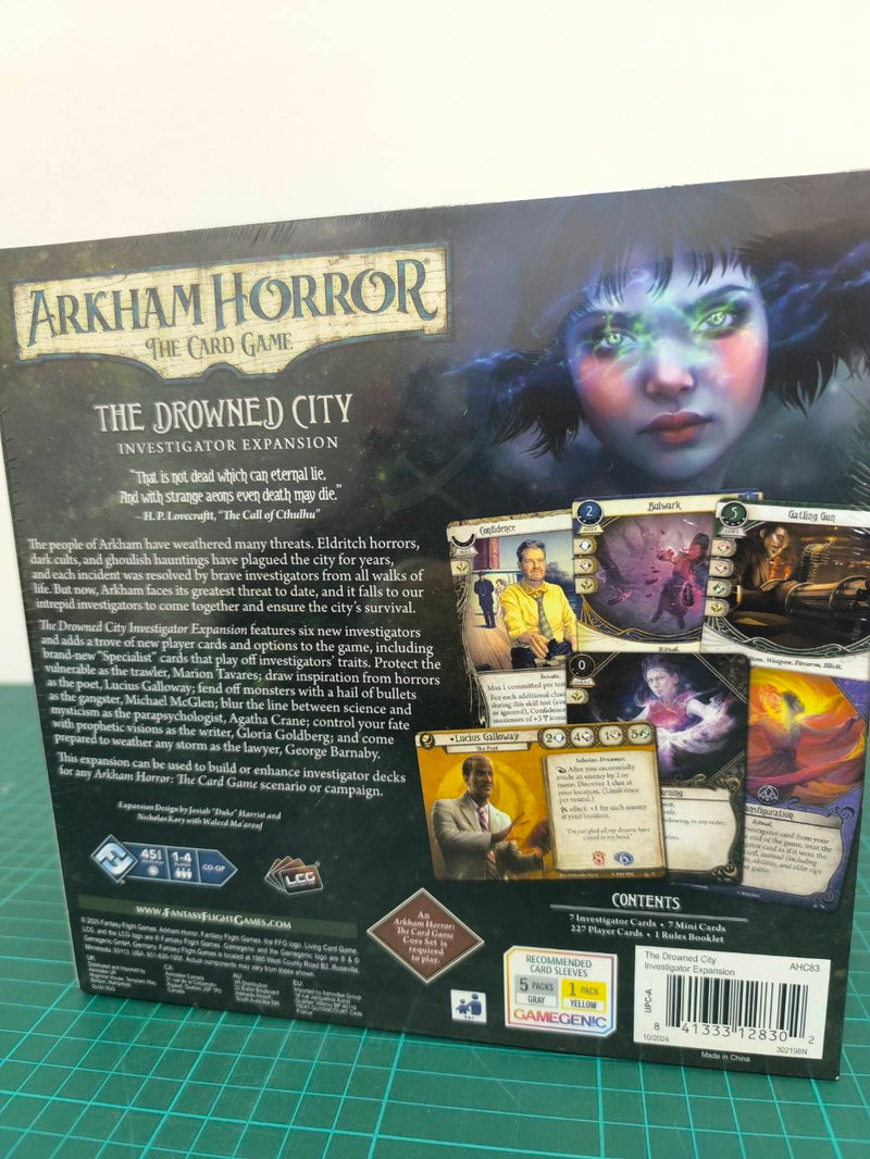 Load image into Gallery viewer, ARKHAM HORROR LCG: THE DROWNED CITY INVESTIGATOR EXPANSION EN