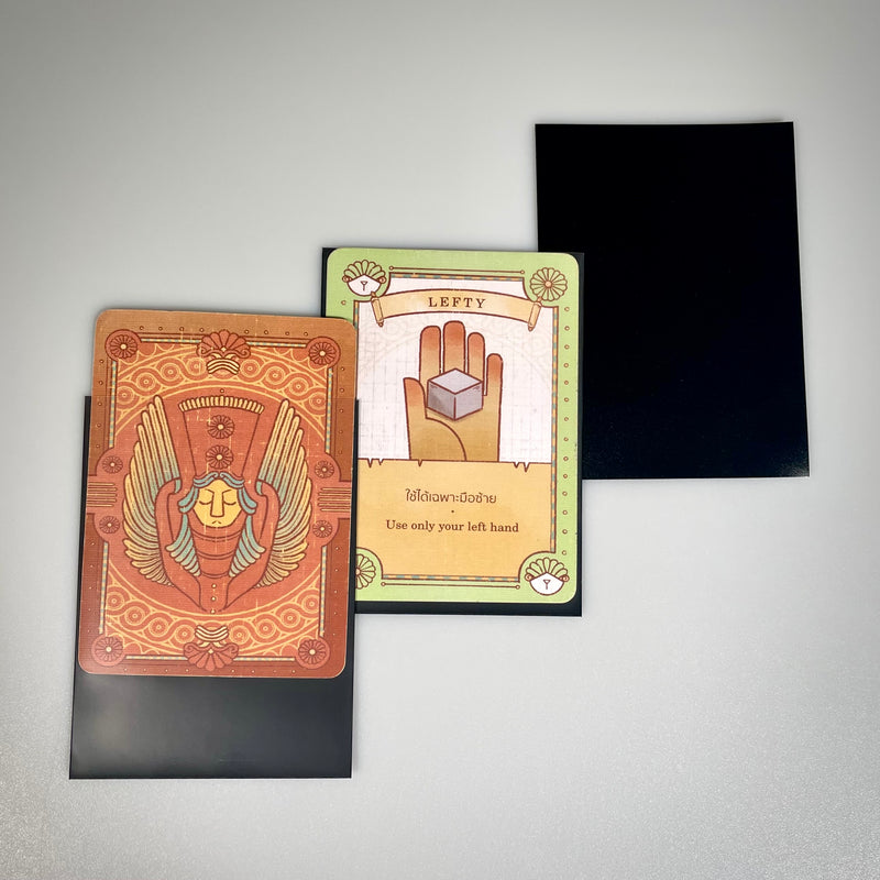 Load image into Gallery viewer, Sultan Supply: 50 pcs 63.5 x 88mm (66x91) Matte Deck protector (Black)