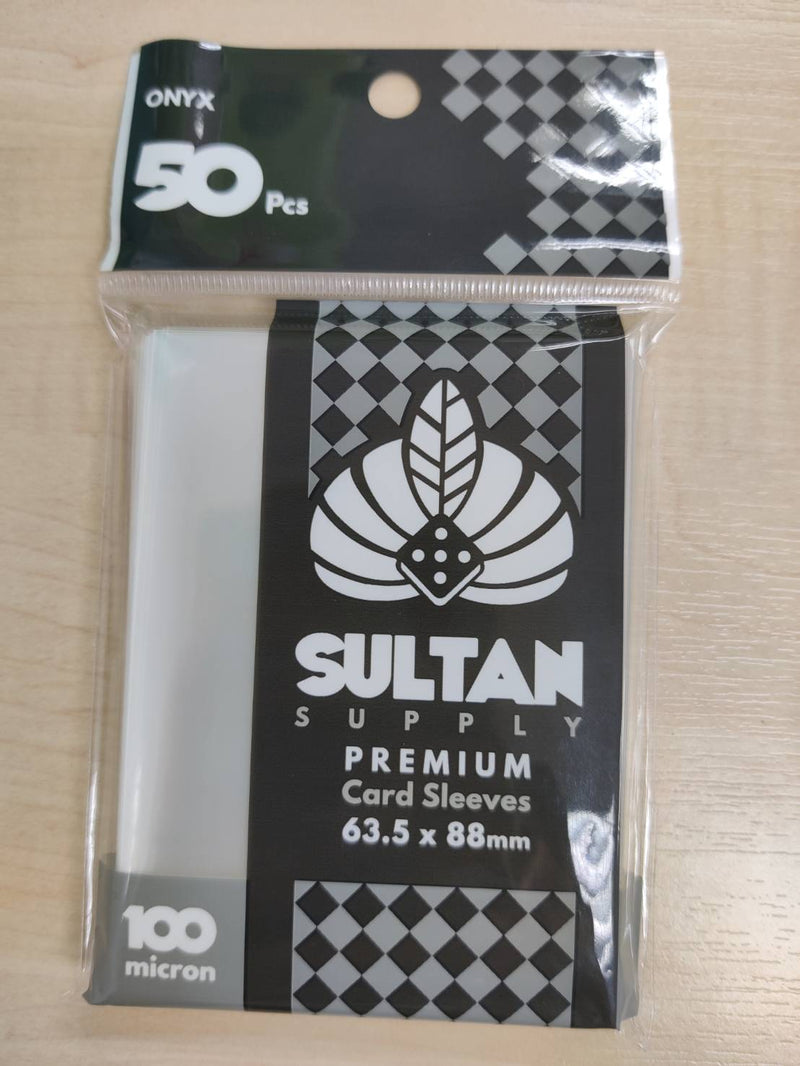 Load image into Gallery viewer, SLEEVES SULTAN ONYX ซองใส่การ์ด ขนาด 63.5x88 มม. (50 pcs)