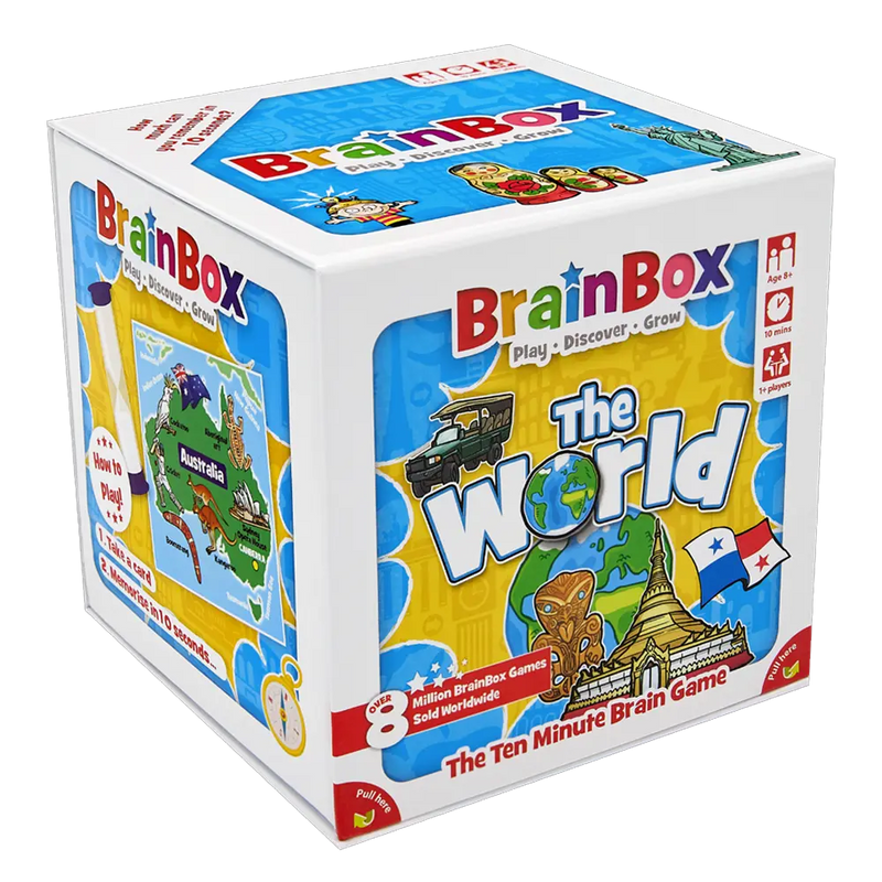 Load image into Gallery viewer, BRAINBOX THE WORLD SQUARE BOX EN
