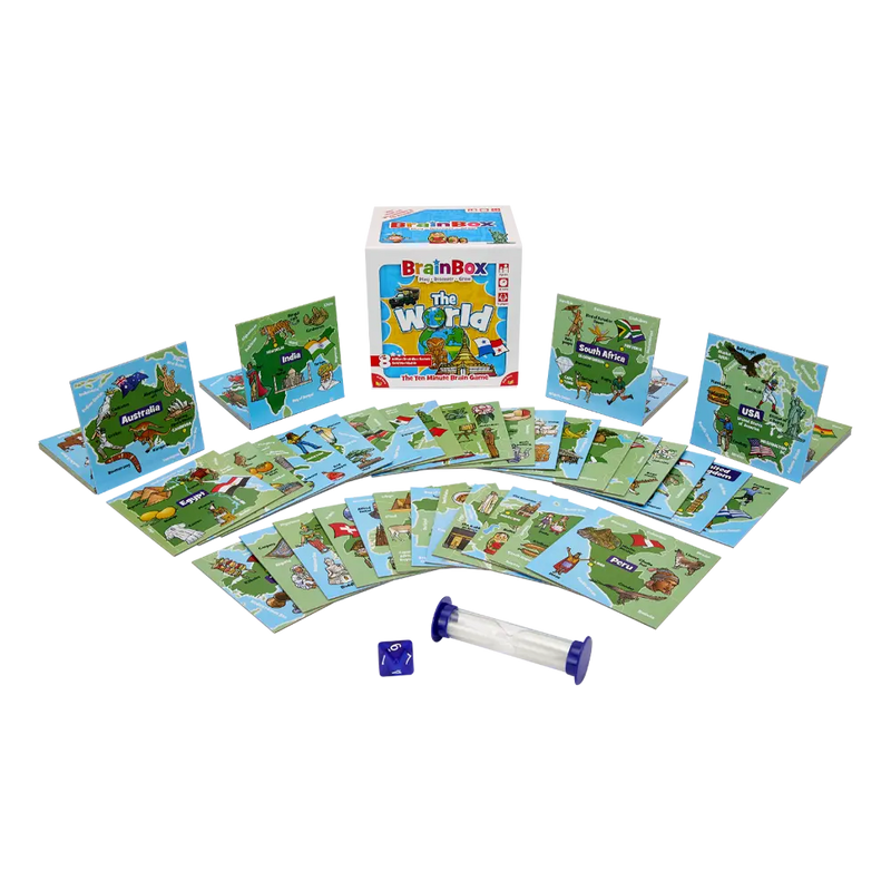 Load image into Gallery viewer, BRAINBOX THE WORLD SQUARE BOX EN