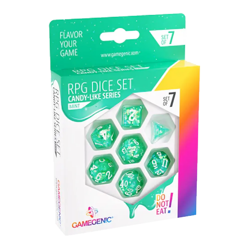 Load image into Gallery viewer, CANDY-LIKE SERIES - MINT - RPG DICE SET (7PCS)