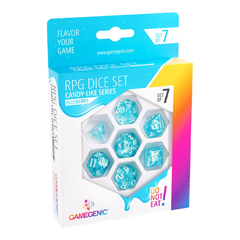 Load image into Gallery viewer, CANDY-LIKE SERIES - BLUEBERRY - RPG DICE SET (7PCS)
