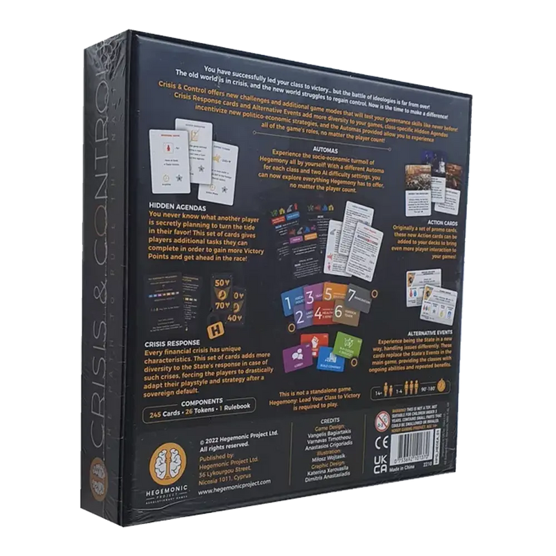 Load image into Gallery viewer, HEGEMONY: LEAD YOUR CLASS TO VICTORY - CRISIS & CONTROL EN