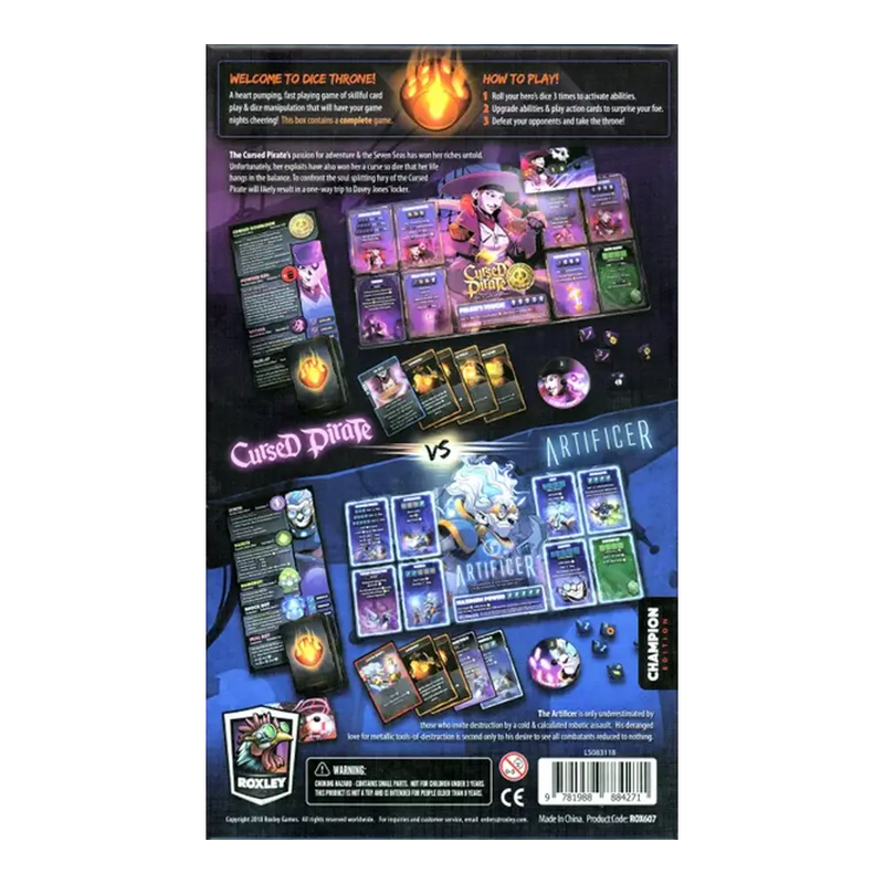 Load image into Gallery viewer, DICE THRONE: SEASON 2 BOX 3 CURSED PIRATE V ARTIFICER