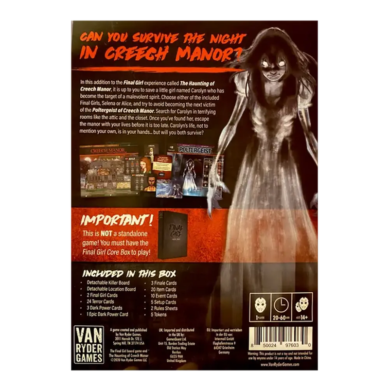 Load image into Gallery viewer, FINAL GIRL: HAUNTING OF CREECH MANOR EN