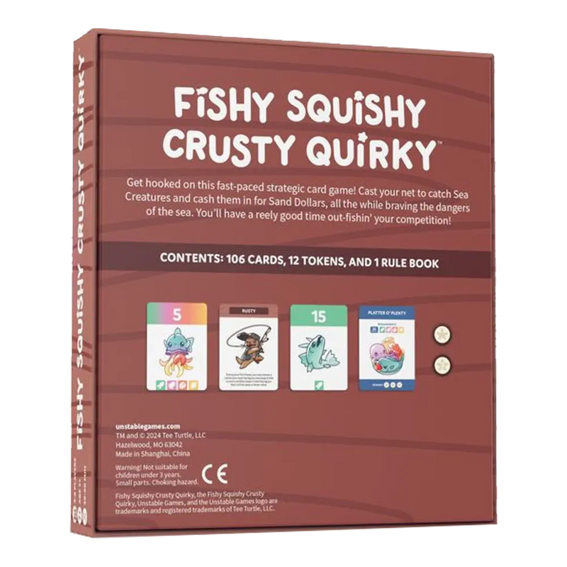 Load image into Gallery viewer, FISHY, SQUISHY, CRUSTY & QUIRKY EN