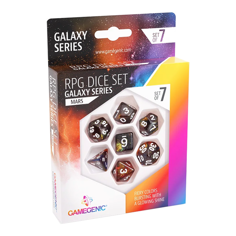 Load image into Gallery viewer, GALAXY SERIES - MARS- RPG DICE SET (7PCS)