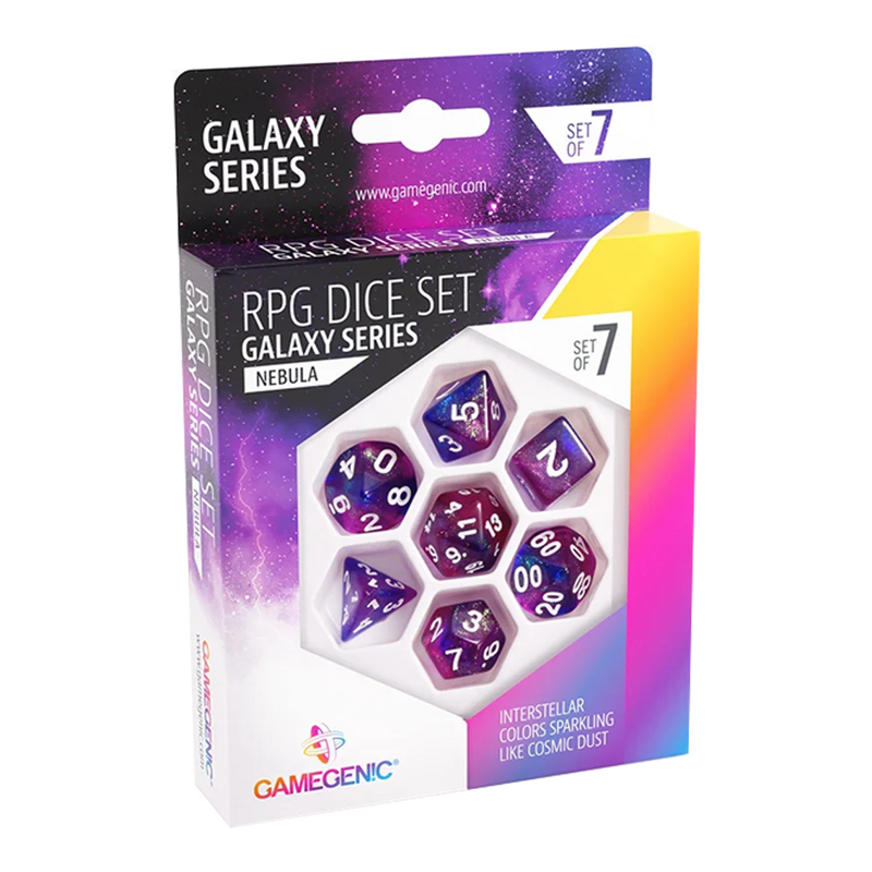 Load image into Gallery viewer, GALAXY SERIES - NEBULA - RPG DICE SET (7PCS)