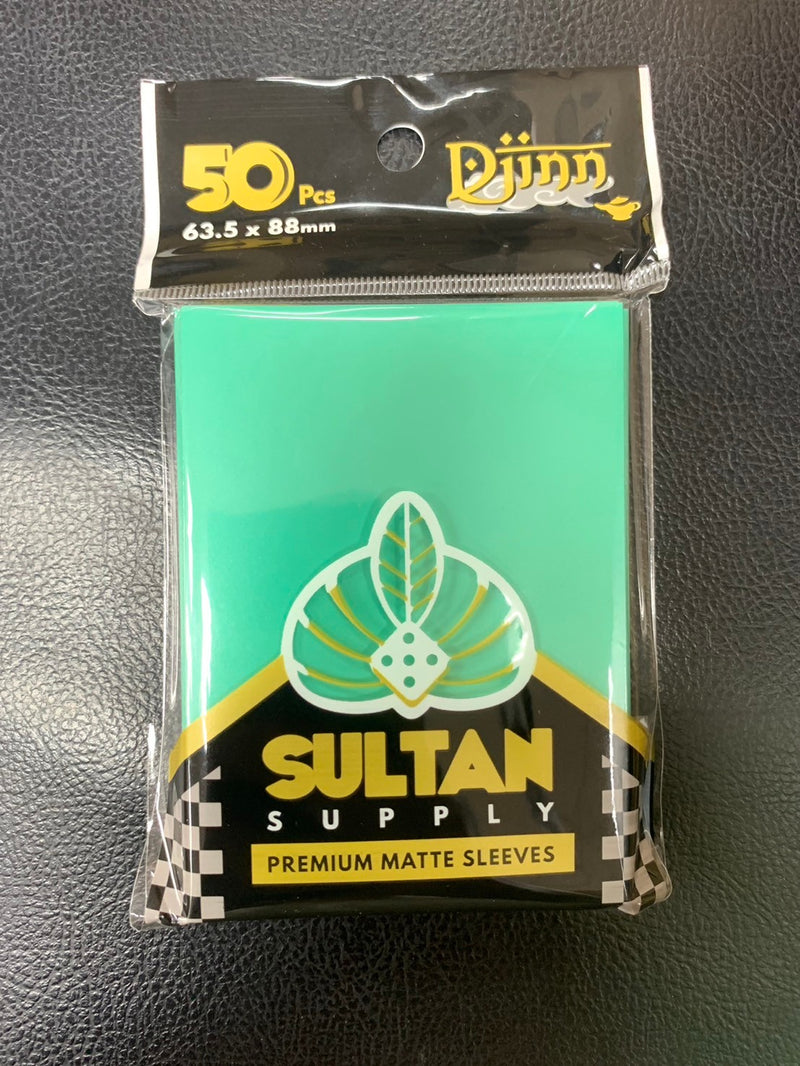 Load image into Gallery viewer, SULTAN SUPPLY: 50 PCS 63.5 X 88MM (66X91) MATTE DECK PROTECTOR DUAL LAYER (MINT GREEN)