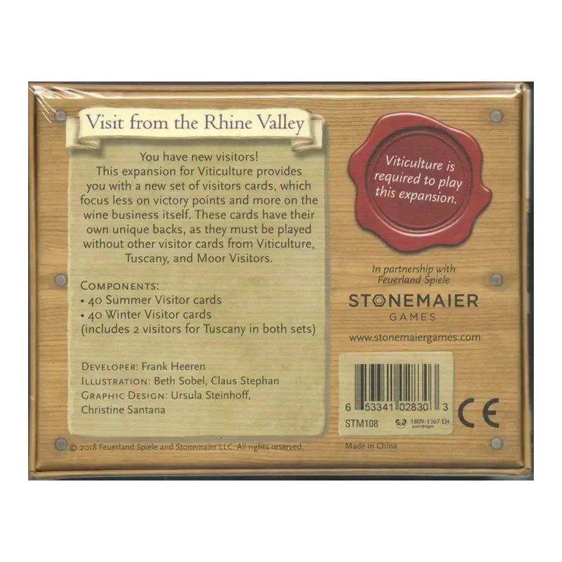 Load image into Gallery viewer, VITICULTURE: VISIT FROM THE RHINE VALLEY