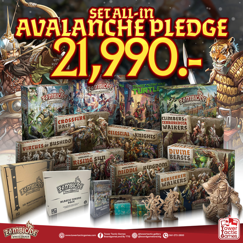 Load image into Gallery viewer, ZOMBICIDE: WHITE DEATH AVALANCHE PLEDGE EN