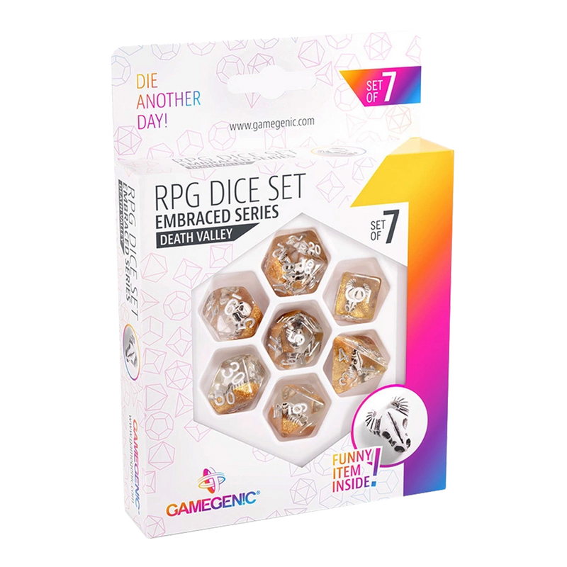 Load image into Gallery viewer, EMBRACED SERIES - DEATH VALLEY - RPG DICE SET (7PCS)