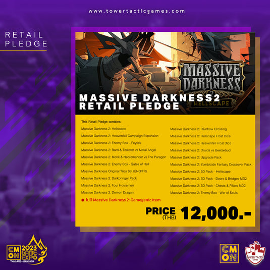 MASSIVE DARKNESS 2 RETAIL PLEDGE (WITHOUT GAMEGENIC ITEMS) EN