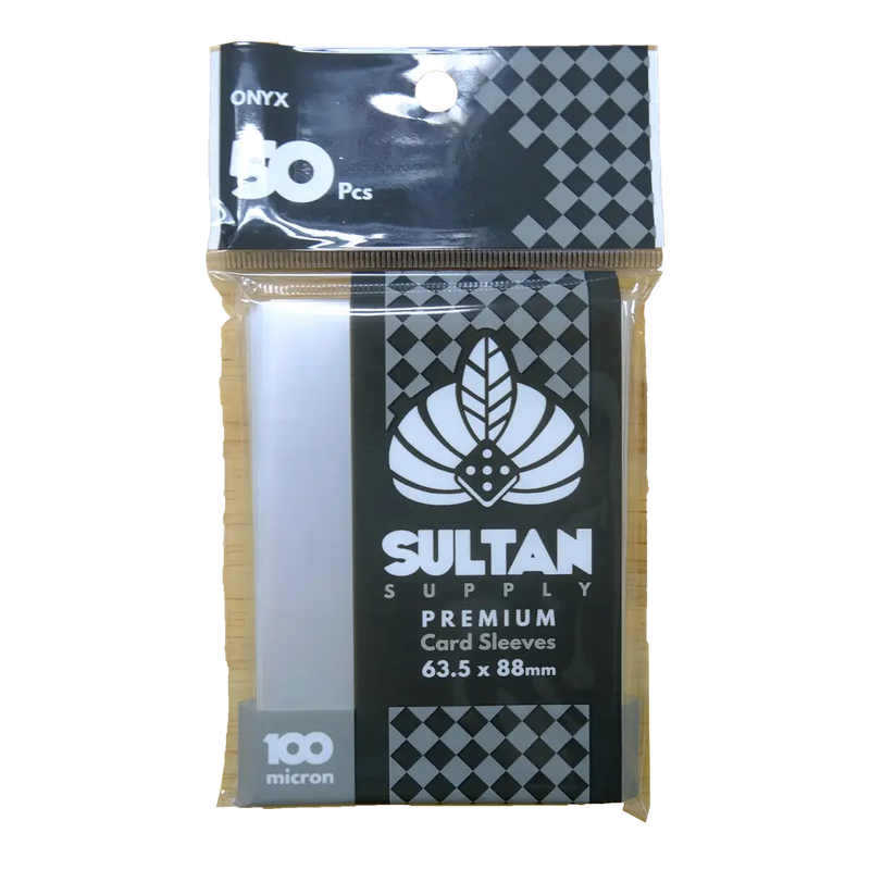 Load image into Gallery viewer, SLEEVES SULTAN ONYX ซองใส่การ์ด ขนาด 63.5x88 มม. (50 pcs)