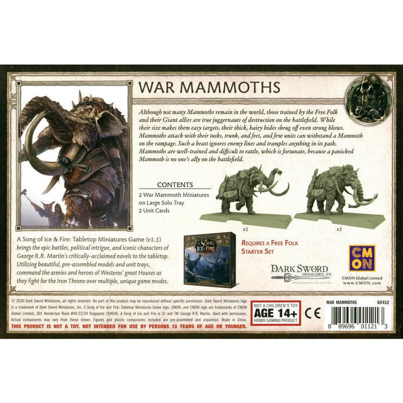 Load image into Gallery viewer, A SONG OF ICE & FIRE: War Mammoths (EN/SCN/TCN)
