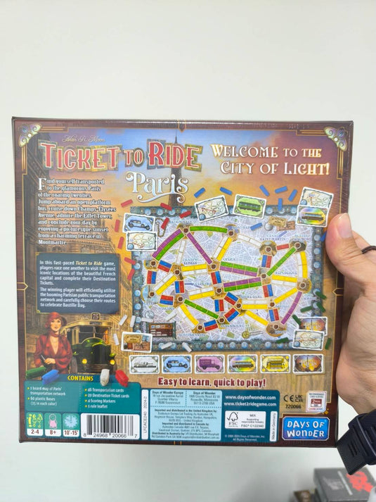 TICKET TO RIDE PARIS EN
