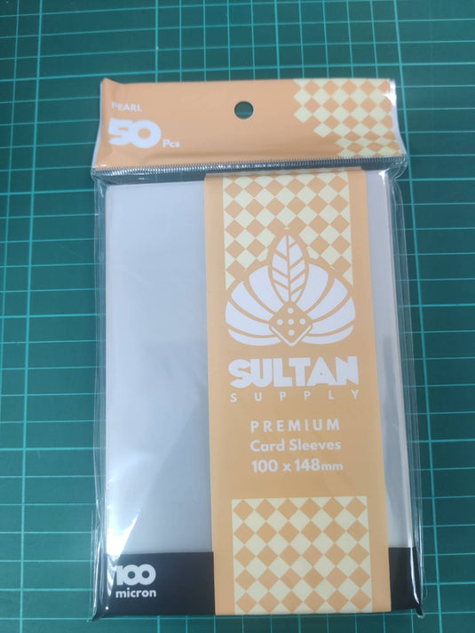 Sultan Supply: 50pcs 100 X 148mm (102x150) (Pearl) 100 micron Sleeves – Tower Tactic Games