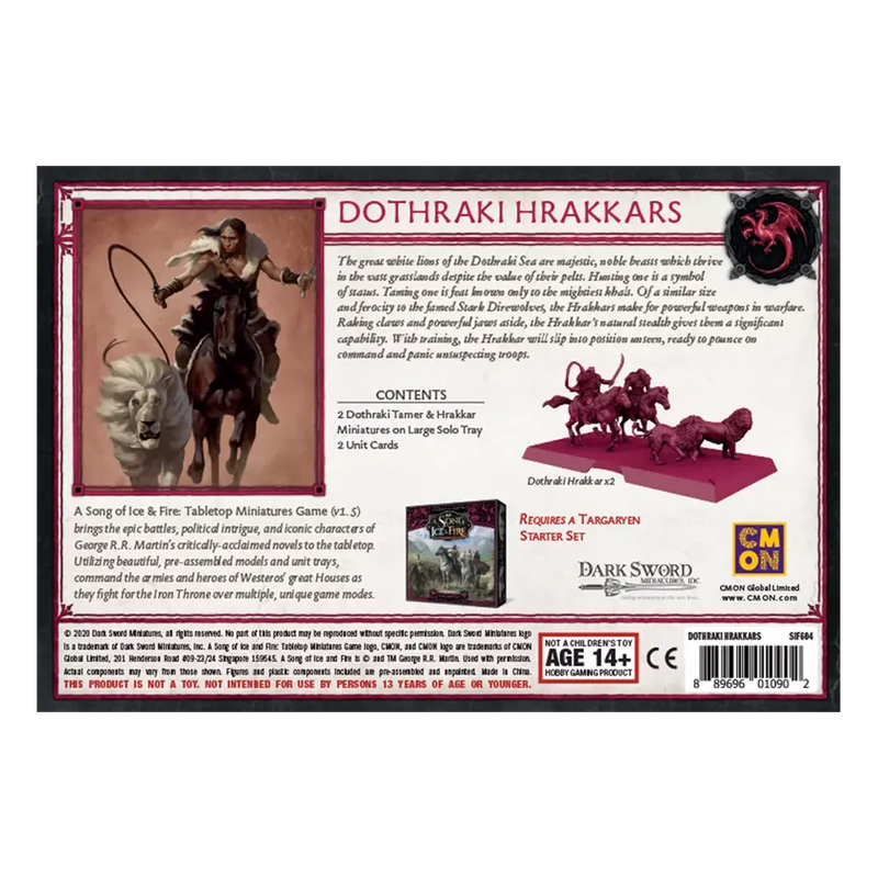 Load image into Gallery viewer, A SONG OF ICE &amp; FIRE: DOTHRAKI HRAKKARS (EN/SCN/TCN)
