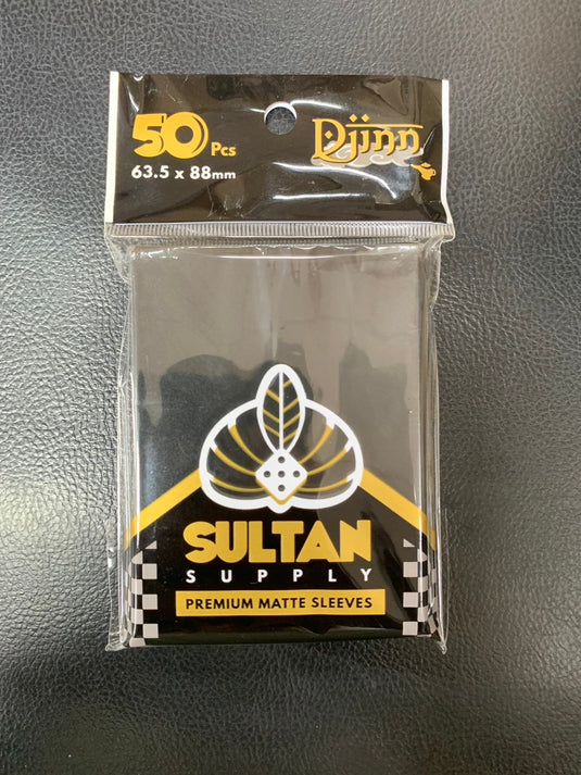 Sultan Supply: 50 pcs 63.5 x 88mm (66x91) Matte Deck protector (Black)