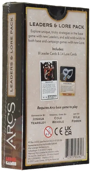 ARCS: LEADERS AND LORE PACK