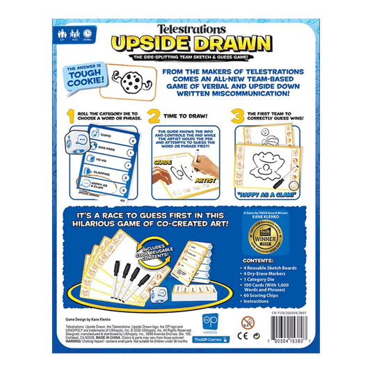 TELESTRATIONS: UPSIDE DRAWN EN