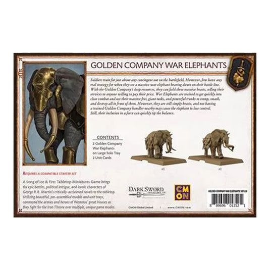 A SONG OF ICE & FIRE: GOLDEN COMPANY ELEPHANTS EN